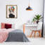 «Bold Floral Design Grey», rayé, art mural par Ioana Horvat-71353879-71353880