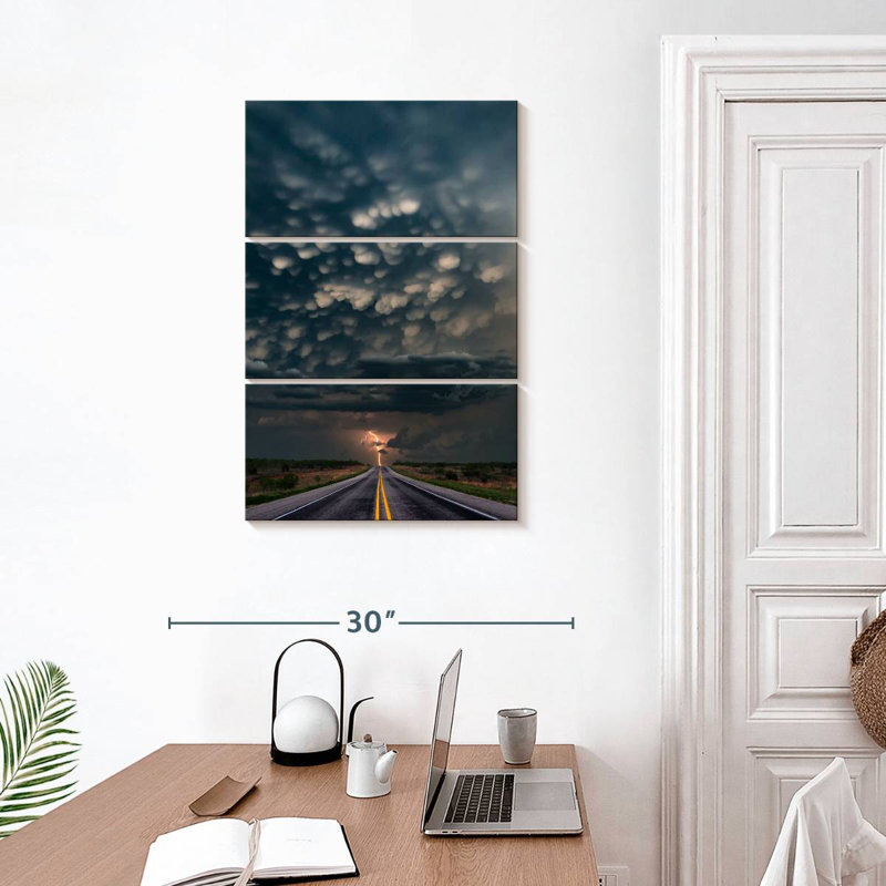 Alvord Texas Road Lightning, 32" H x 20" W