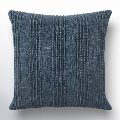 Kara Striped Cotton Reversible Throw Pillow