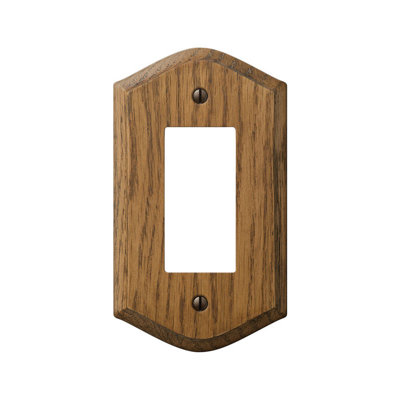 Ensemble de 1 plaque murale décorative en bois Amerelle Country Brown