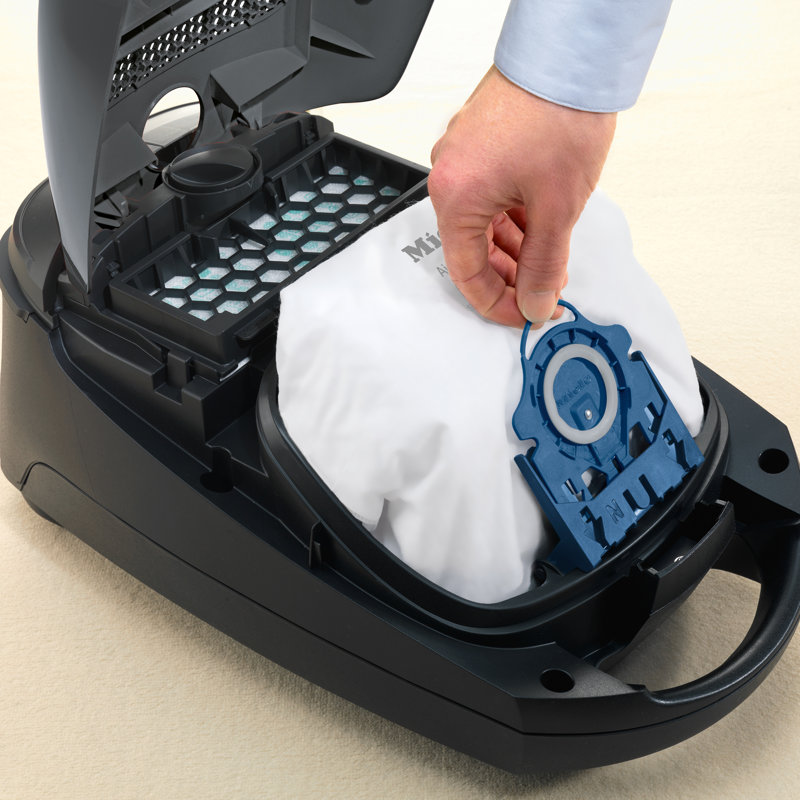 Miele Classic C1 Pure Suction Bagged Canister Vacuum, Graphite Grey