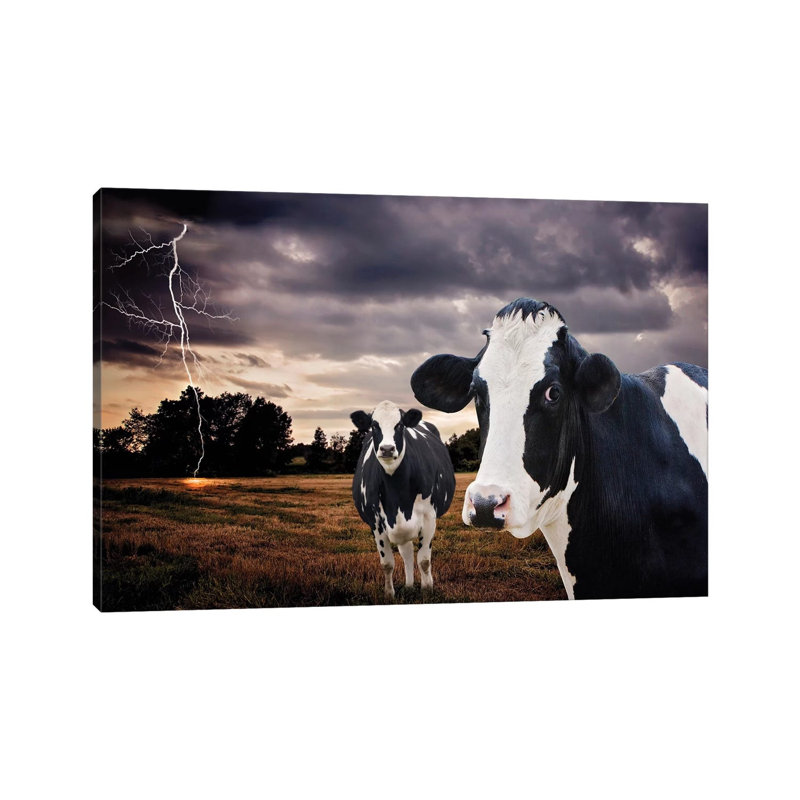 Till the Cows Come Home 1 Piece Wrapped Canvas Wall Art, 20.32cm H x 30.48cm W x 1.91cm D