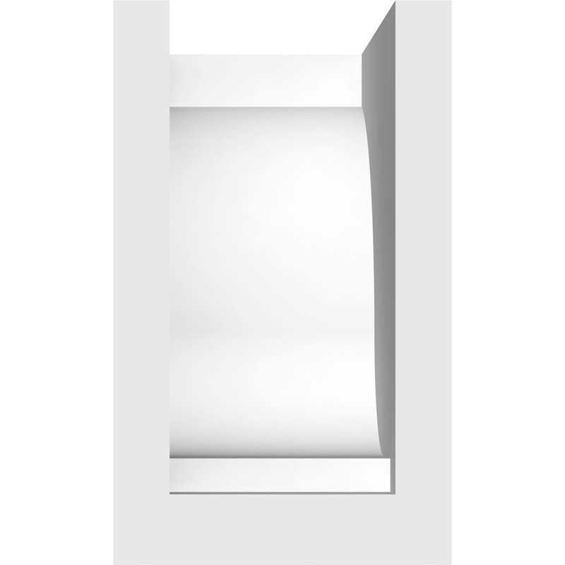 Support standard en uréthane Van Buren standard, brun clair apprêté, H 5 po x l 3 po x P 5 po
