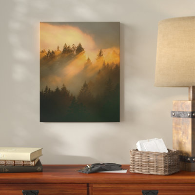 «Morning Amber», reproduction de photo sur toile tendue