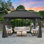 Pavillon de jardin en acier de qualité supérieure avec moustiquaire MASTERCANOPY