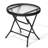 Folded Glass Round Outdoor Side Table-838657388-860741550