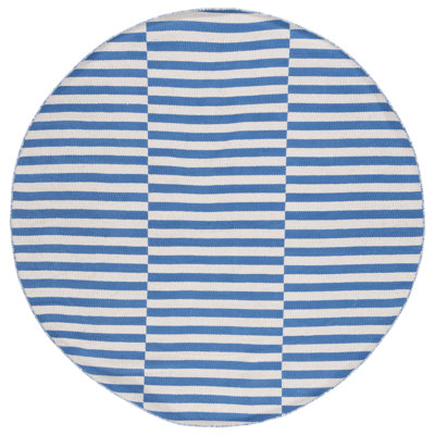 Haqeem Hand Woven Cotton Geometric Rug