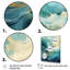 Art moderne moderne Goldn Wave Symphony I - Vagues-1520655600-1520655608