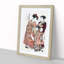 Courtesan Shiratama by Isoda Koryusai - Picture Frame Painting Print-55510377-55510379