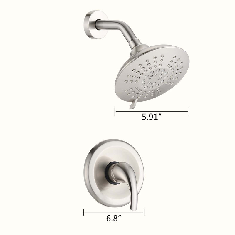 Complete Shower System with Rough in-Valve