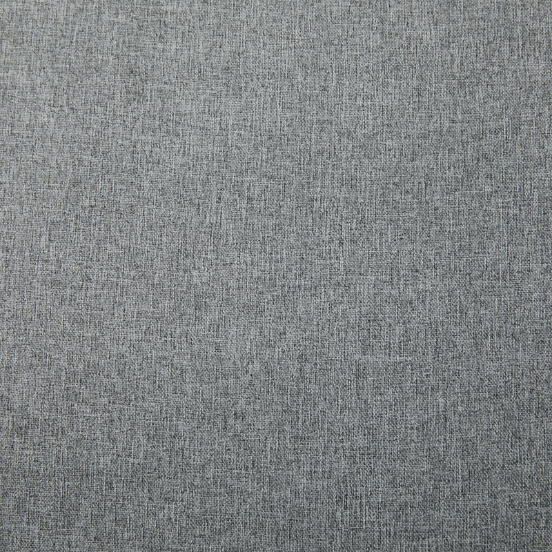 Linen Blend Blackout Curtain Panel Pair, Charcoal, 228cm Width x 228cm Drop