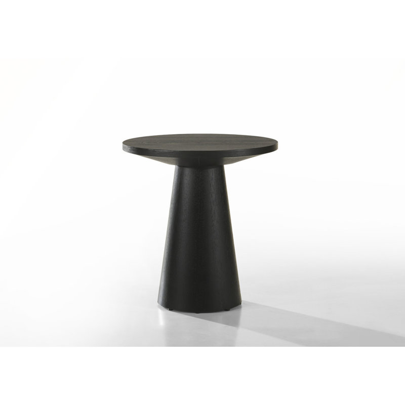Console ronde avec base piédestal