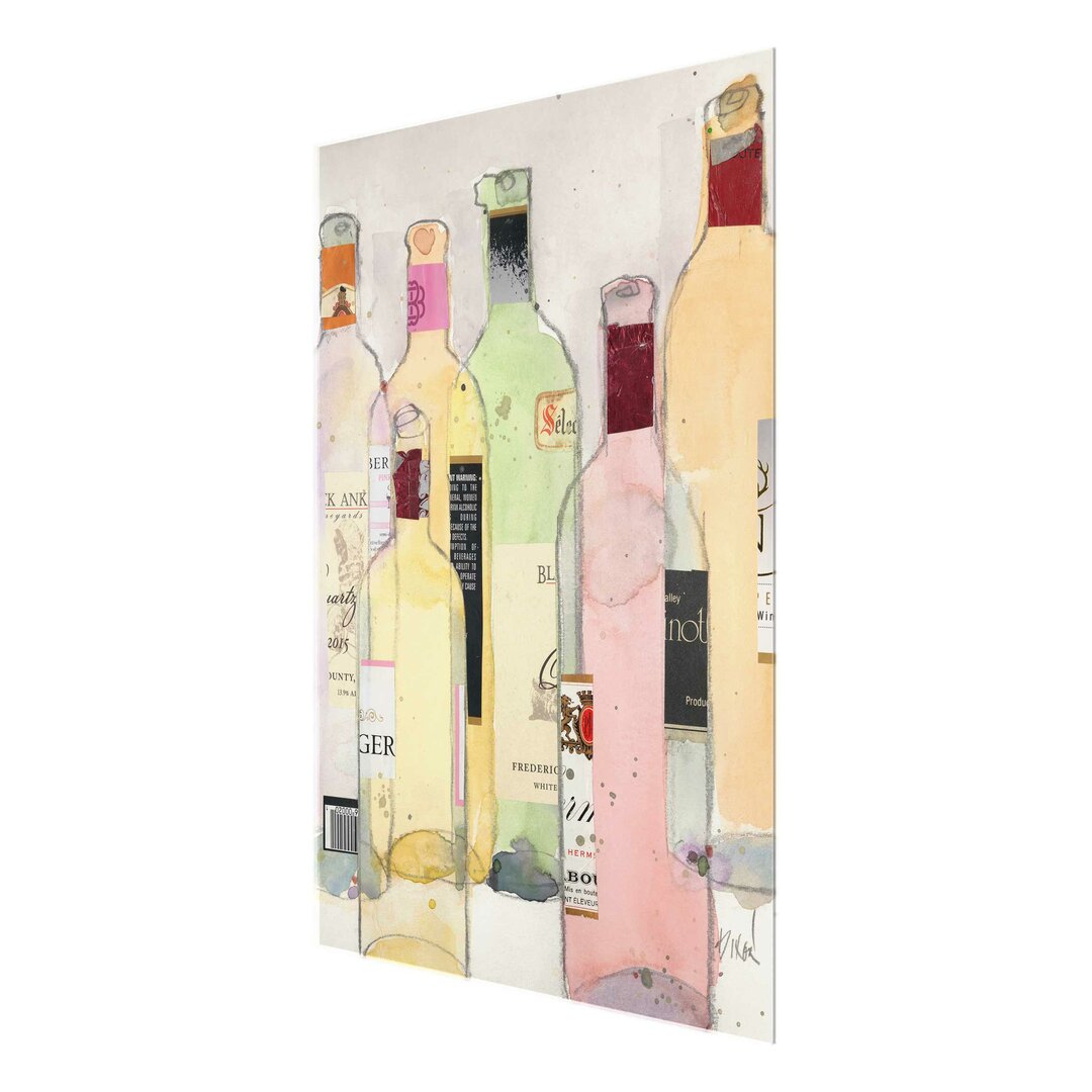 Glasbild Wine Bottles