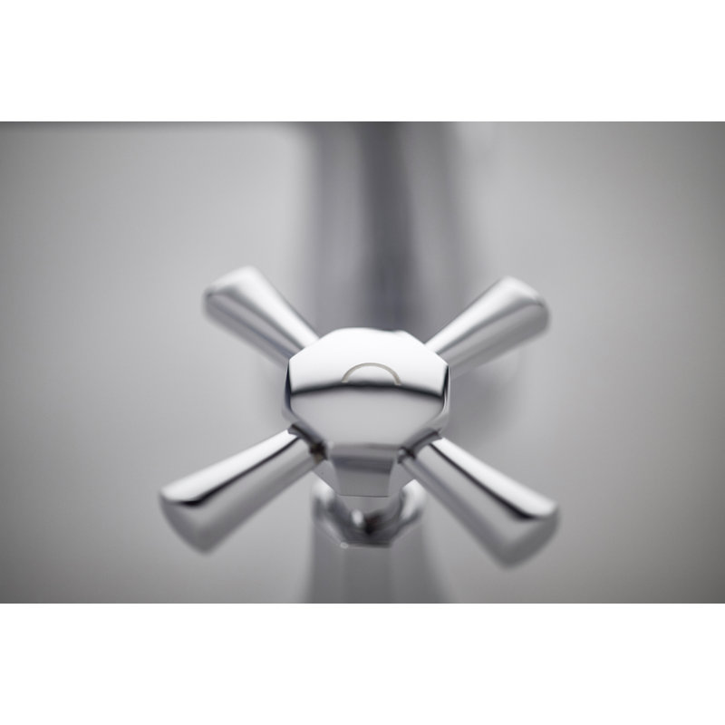 Deco Volume Control Shower Wall Trim, Polished Chrome