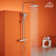 2 Functions Thermostatic shower system with Rough-in Valve