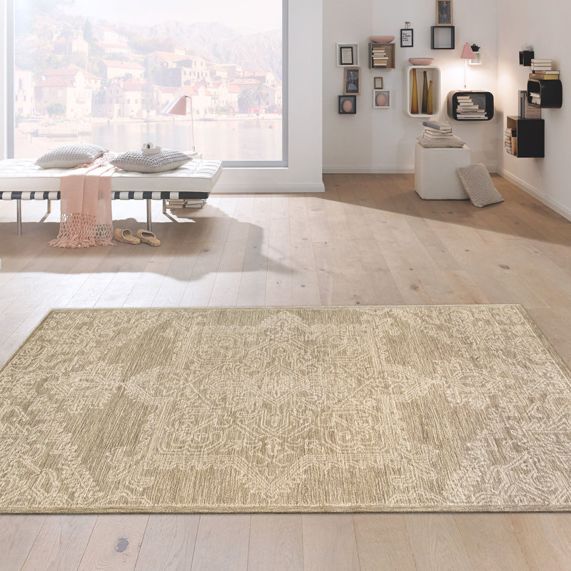 Modern Green/Ivory Area Rug