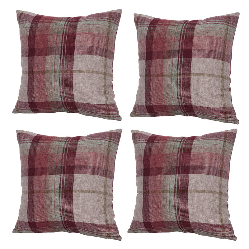 Waynesfield Square Cushion, Red