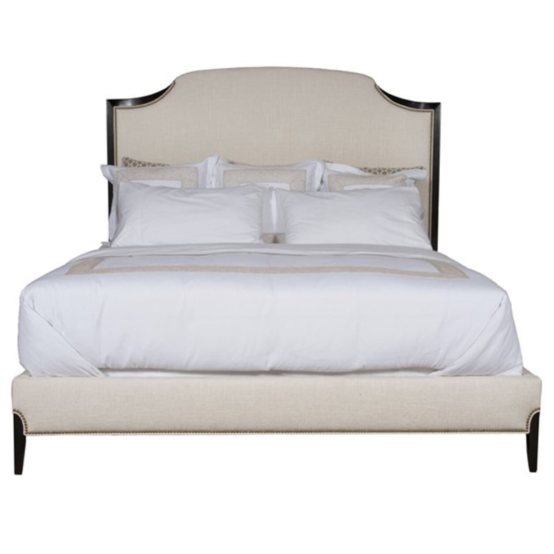 Lillet Leather Bed, Gatsby Brown Sugar, Casa Blanca, King