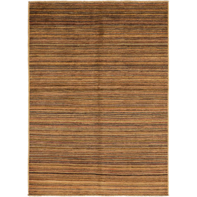 Didcot One-of-a-Kind 5'3" X 7'4" New Age Wool Area Rug in Brown