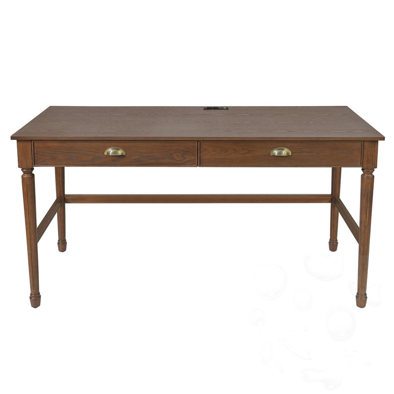 Bureau avec tiroirs, Walnut