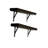 Slim Metal Bracket Shelves, set of 2-116491543-109423925