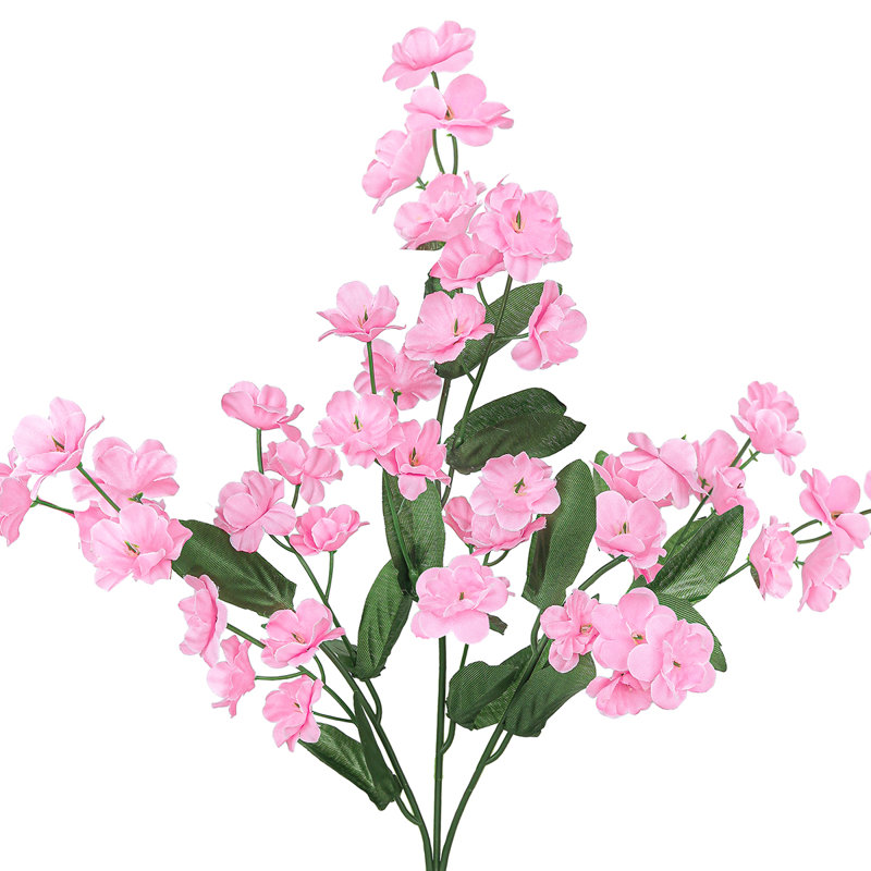 Tige de fleur artificielle Gipsophila, Rose