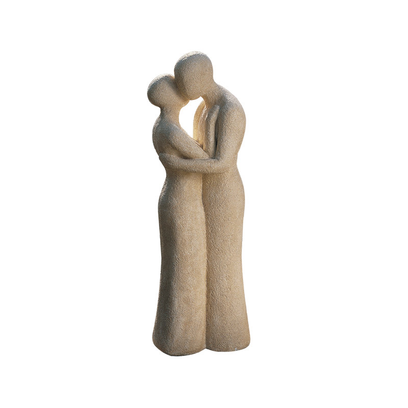 Statue de couple silhouette douce