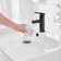Single-Hole Single-Handle Bathroom Faucet With Pop-Up Drain Assembly  In Matte Black