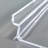 Magie Acrylic Slatwall Shelf 10 Inches Wide x 8 Inches Deep