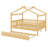 Wooden House Bed With Trundle-371250370