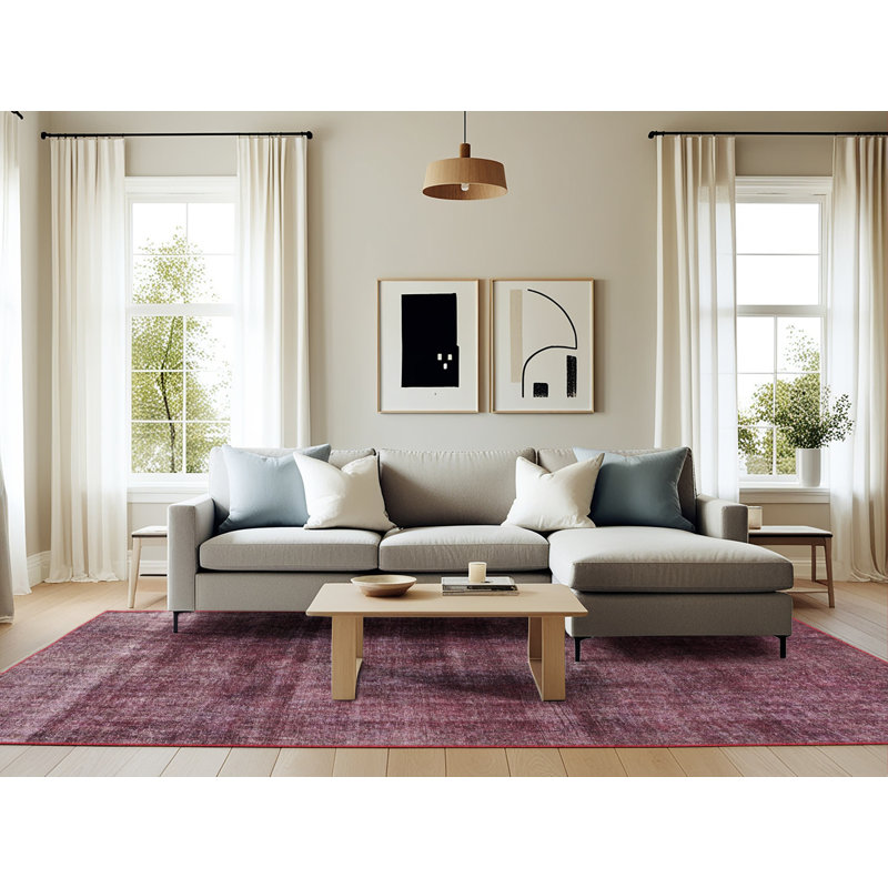 Abstract Indoor Rug, Rectangle 6' x 9'