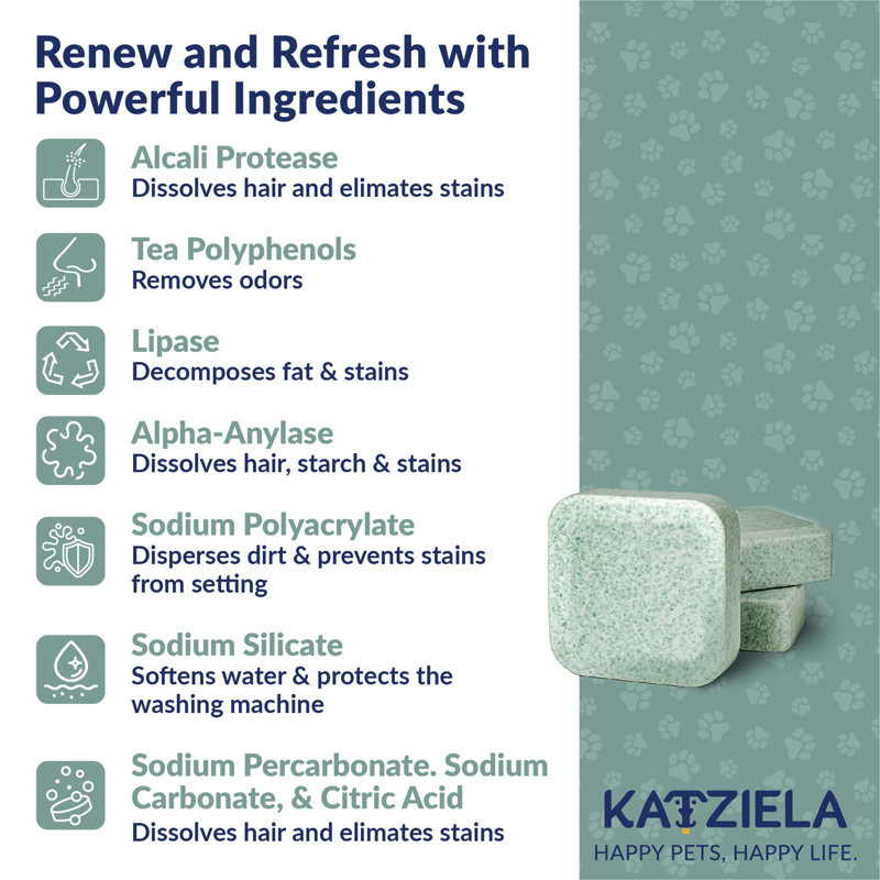 Washing Machine Cleaner Tablets 6 Pack (3 Month Supply)