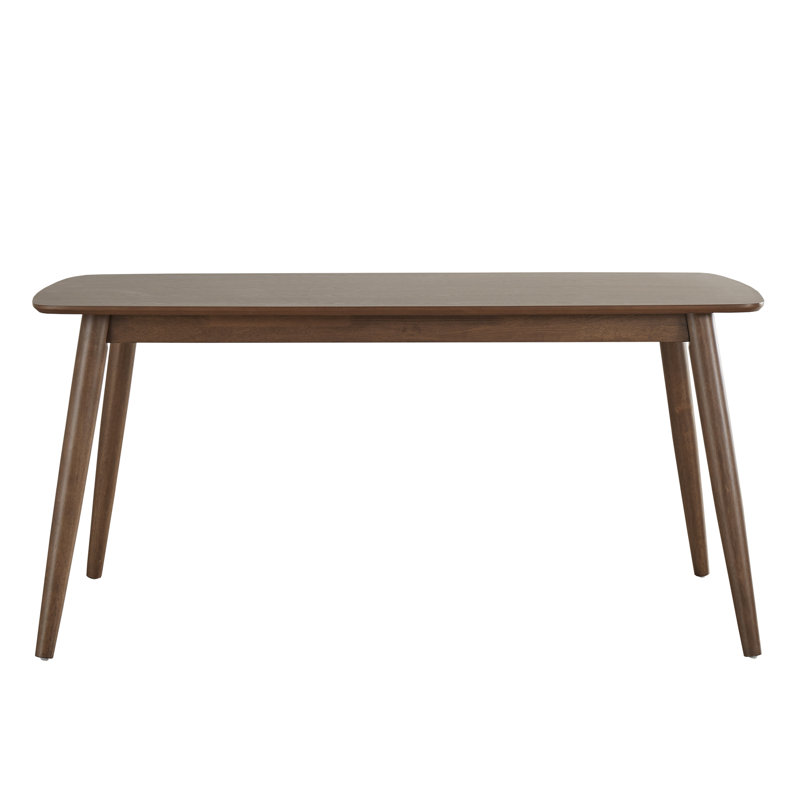 Ensemble repas pour 6 personnes Gallman, Noyer foncé, H 29,33 po x L 59,06 po x l 35,44 po, Beige