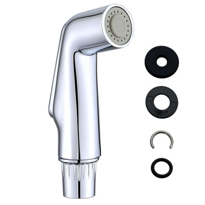 Kitchen Sink Sprayer Head Replacement, Universal Chrome Faucet Pull Out Side Spray Head