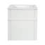 Meuble-lavabo suspendu simple de 61 cm (24 po) avec dessus en céramique-1413450774