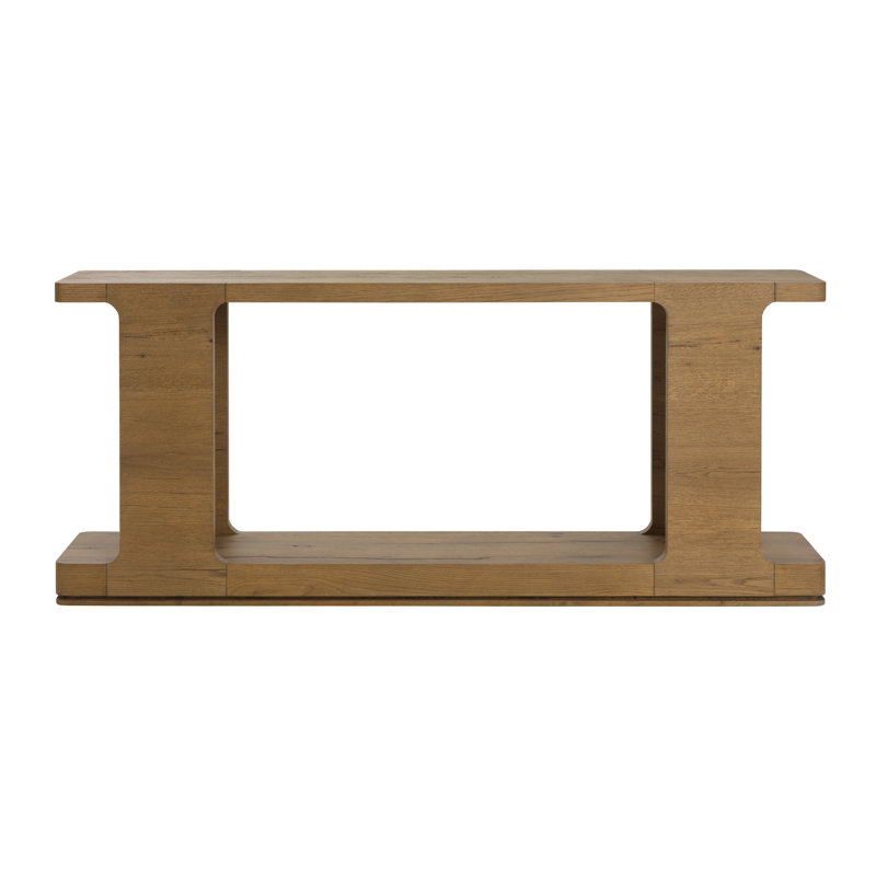 71'' W Console Table, Light Brown