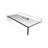 Fixturedisplays® Clear Acrylic Plexiglass Lucite Shoes Shelf Holder Display 14766