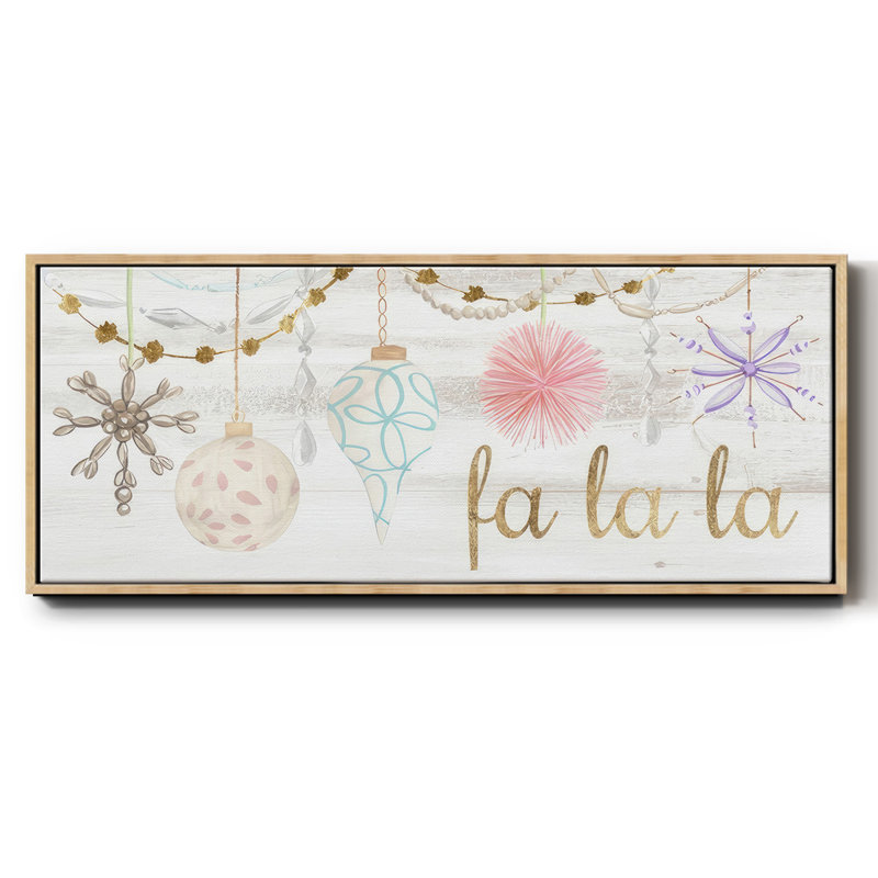 Holiday Holiday - toile encadrée, H 12 po x l 30 po