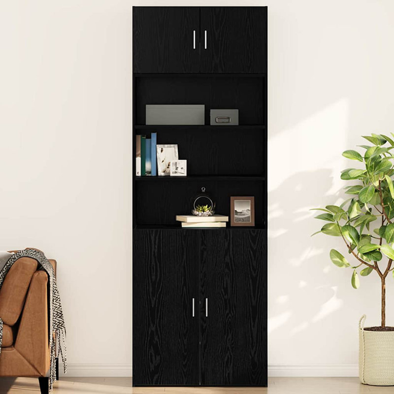 Wall Cabinet Wall-mounted Engineered wood Storage Cabinet Modern Shelving