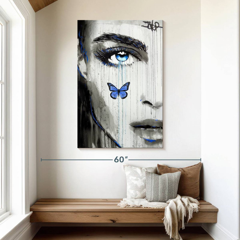 Karma bleu Leisha, H 48 po x l 32 po