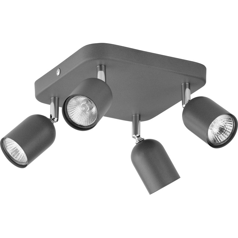 Avdulah LED Spotlight, Grey, Grey