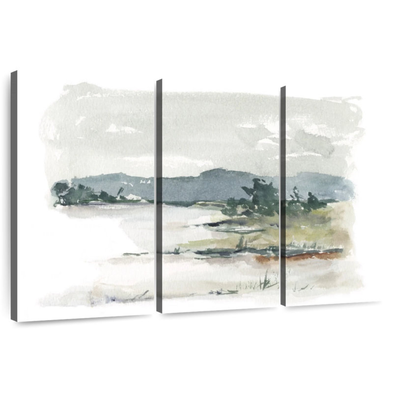 Avery Overcast Lake Study II, 20" H x 33" W