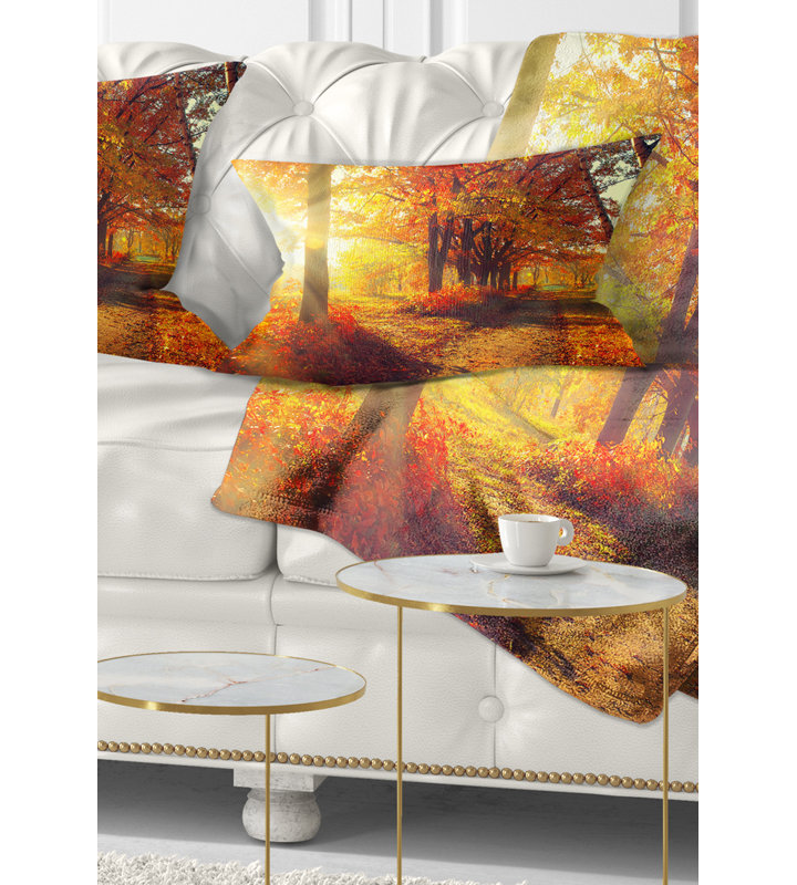 Landscape Reversible Throw Pillow