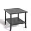 Table d'appoint extérieure 19 po avec 2 niveaux-931076193
