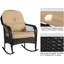 Chaise berçante avec coussins Mcreynolds