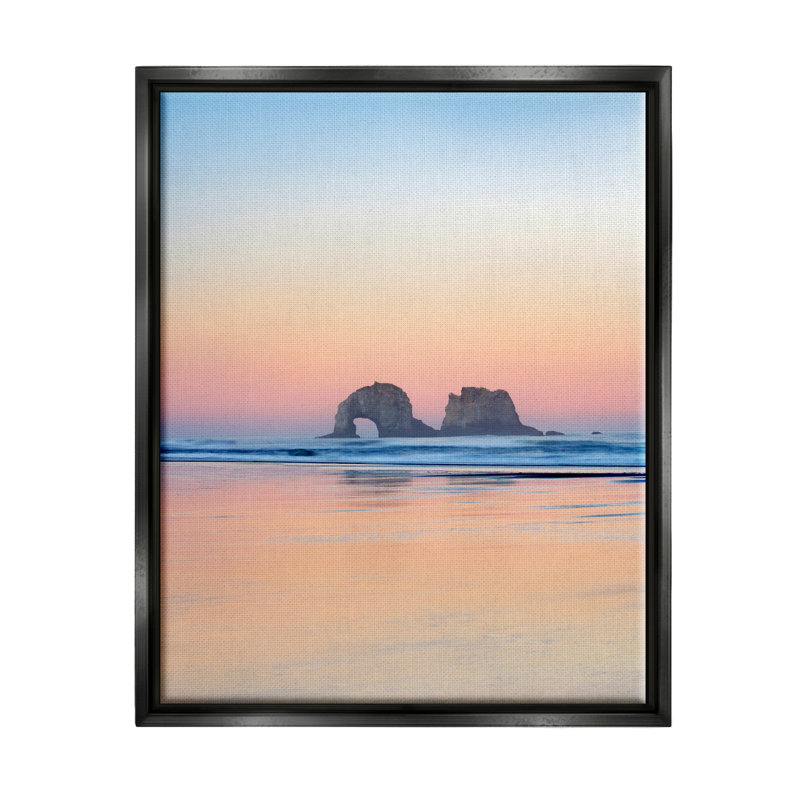 Art mural sur toile flottant Rosecliff Heights, Cadre flottant noir de jais, H 31 po x l 25 po x P 1,7 po