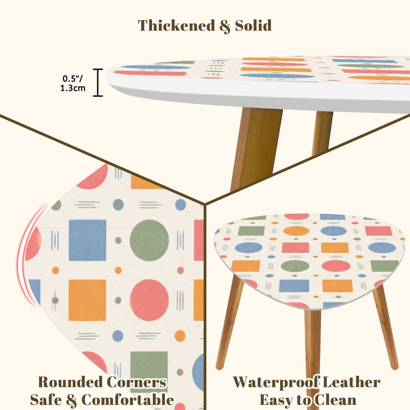 Ensemble de 2 tables basses gigognes Triangle