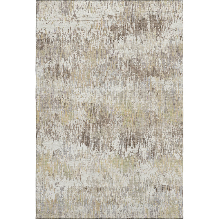 Premium Machine Washable Elize AMF1377 Stripes Rug