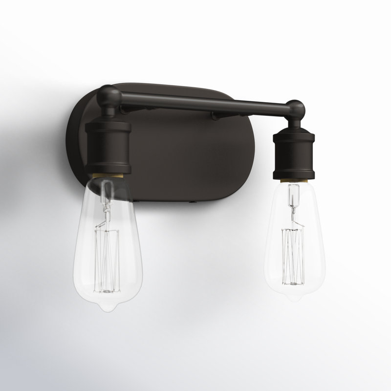 Laurie 2 Light Dimmable Vanity Light, Oil Rubbed Bronze