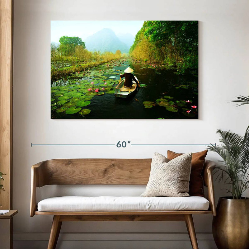 Alvord Canoe On Yen Stream, H 32 po x l 48 po